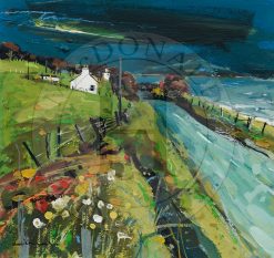 Farm On Arran Medium Litho Print
