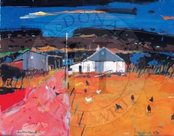 String Road Farm, Arran - large unframed litho print