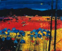 Evening Landscape, Arran Greeting Card