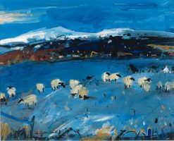 Winter Sheep, Perthshire Greeting Card