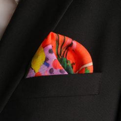 Red Table Top<br>Silk Pocket Square