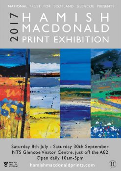 Hamish MacDonald Print Exhibition Glencoe poster 2017 Final WEB