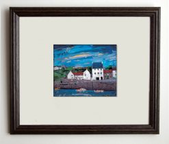 Crail Harbour Framed Card