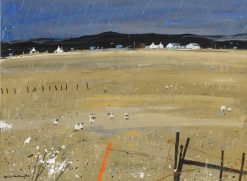 Farm Field,Forfar - medium unframed litho print