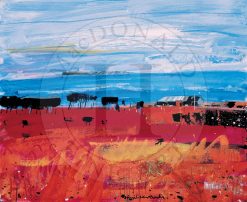 Coastline, Fife - medium unframed litho print