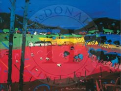 Cadmium and Blue - medium unframed litho print