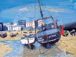 Low Tide, St.Ives - large unframed litho print