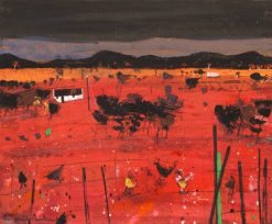 Red Field, Skye - medium unframed litho print