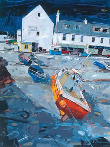 Shore, Ullapool Greeting Card